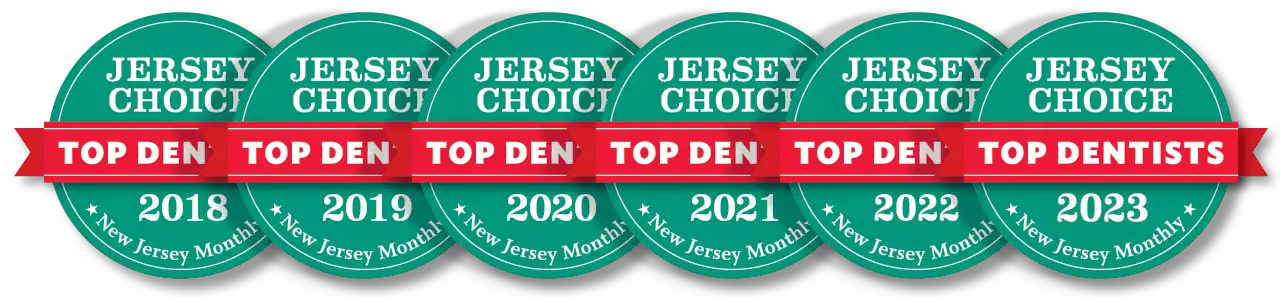 Voted Jersey Choice Top Dentists 2018-2023